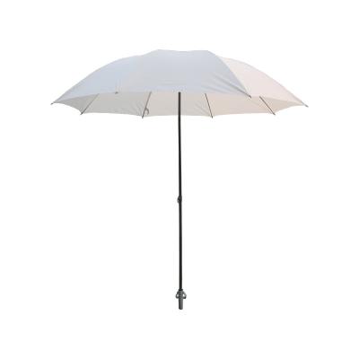 China European 2.4M 210D Oxford Polyester Beach Umbrella Sun Beach Umbrella Furniture Outdoor Steel Frame 6 Ribs for sale