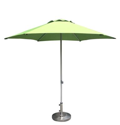 China Modern 2.7M With Selflock System Tilt Hand Push Outdoor Garden Patio Aluminum Beach Umbrella for sale