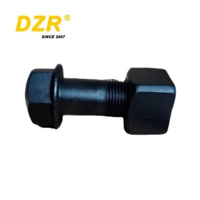 China Track Bolt and Nut 156-32-11210 for Bulldozer Grade 12.9 M19X1.5X65 Screw Bolt Nut for sale