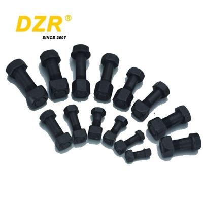 China Dozer 12.9 Grade Track Pad Bolt and Nut 2/12'' 2/13'' for Machinery Repair Shops 40Cr for sale