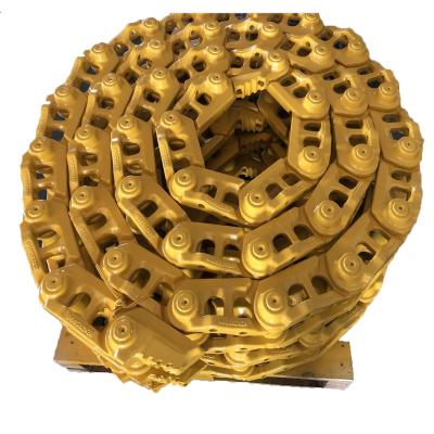 China Black or Yellow Lubricated Chain and Track Link Dozer Undercarriage Parts for D6C D6D for sale