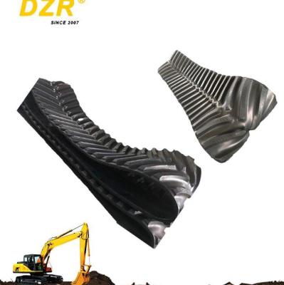 China 40MN Heating Workmanship Mini Excavator Rubber Tracks for in Earth-Moving Machinery for sale