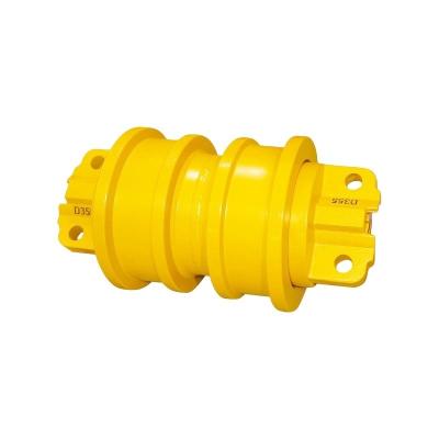 China Energy Mining Bulldozer D6D Track Roller Single Flange Bottom Roller for sale