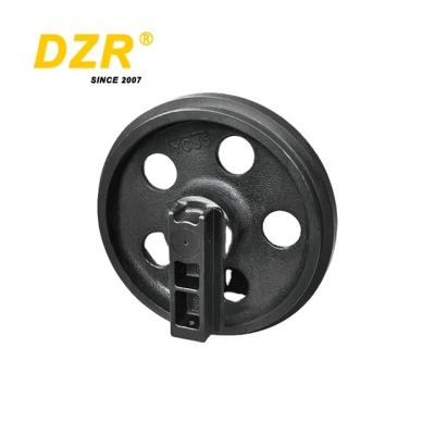 China Front Idler Roller Assembly for D51EX-22 Undercarriage Colors in Black or Yellow for sale