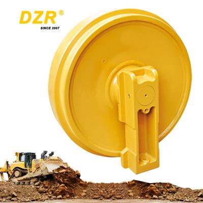 China SK07N2 HRC53-57 Bulldozer Front Idler For Construction Parts Primary Induction Hardening for sale