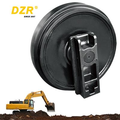 China FH200 HRC53-57 2000 Hours  Excavator Front Idler For Bottom Section Parts for sale