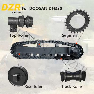 China Whole Undercarriage Set  For DOOSAN DH220  All Series Top Track Roller Idler Sprocket Segment  For Undercarriage Spare Parts for sale