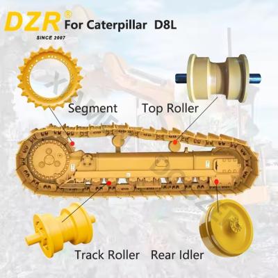 China Whole Undercarriage Set For CAT D8L All Series Top Track Roller Idler Sprocket Segment  For Undercarriage Spare Parts for sale