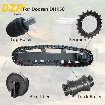 China Whole Undercarriage Set  For DOOSAN DH150  All Series Top Track Roller Idler Sprocket Segment  For Undercarriage Spare Parts for sale