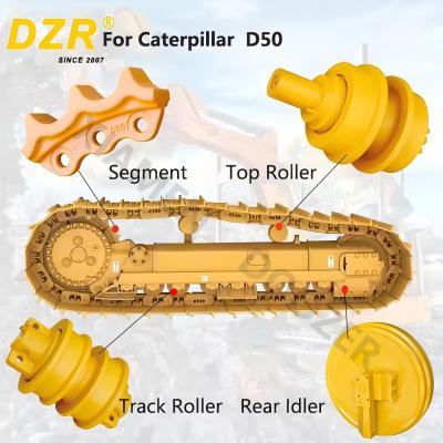 China Whole Undercarriage Set For CHIKUSUI D50 All Series Top Track Roller Idler Sprocket Segment  For Undercarriage Spare Parts for sale