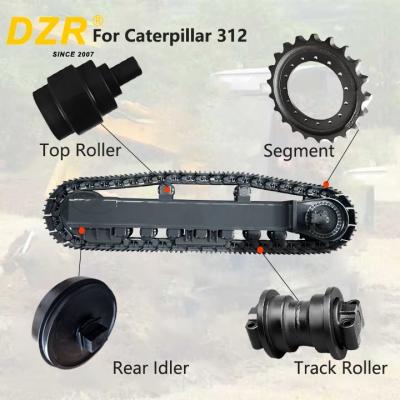 China Whole Undercarriage Set For CAT312 All Series Top Track Roller Idler Sprocket Segment For Undercarriage Spare Parts for sale