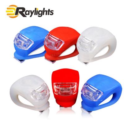 China Good for promotional gift silicone led bicycle bicycle light / silicone bike led light (OEM accept) for sale