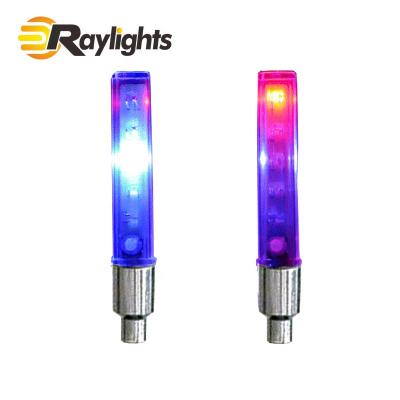 China Colorful 5LED Different Color Changing Bicycle Wheel Tire Valve Light 95*15mm for sale