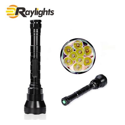 China Rechargeable Camping 9 x XM-L T6 LED Flashlight Torch 5 Modes LED Flashlight for sale