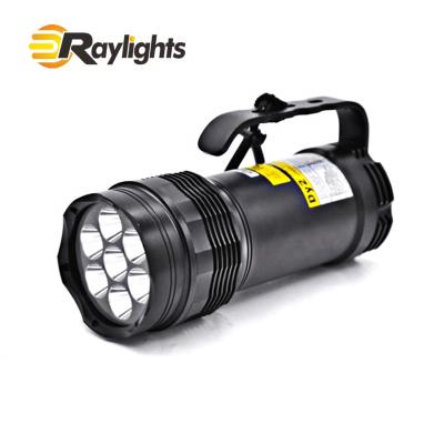 China Professional most powerful led diving flashlight camping 5000 lumens scuba diving set dive light for sale