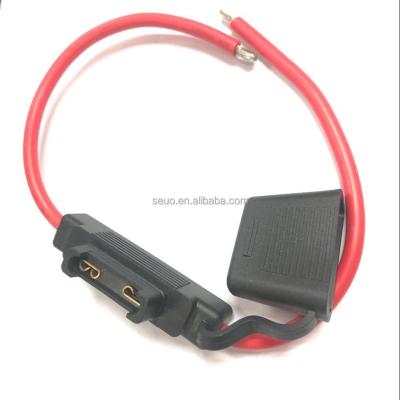 China Hot Selling PA 1015AWG 8AWG 10AWG Maxi Auto Fuse Holder Waterproof PVC Fuse Holder Copper Wire for sale