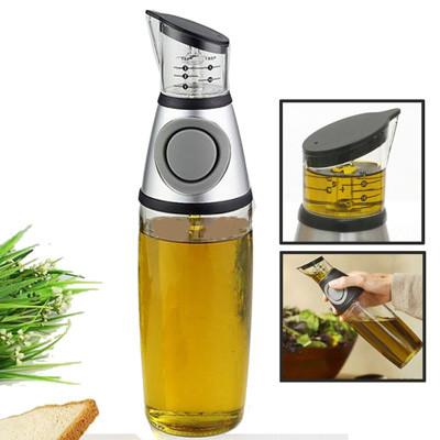 China Eco - Friendly Oil Vinegar Dispenser No Drip Oil Dispenser With Pressure Pump for sale