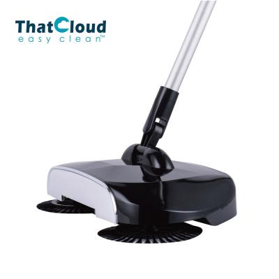 China OEM Black Automatic Floor Sweeper / Eco - Friendly Hand Push Sweeper for sale