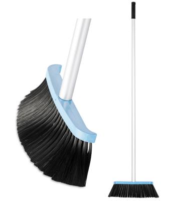 China Plastic Nylon Cleaning Hardwood Floor Broom For Carpet Floor Cleaning for sale