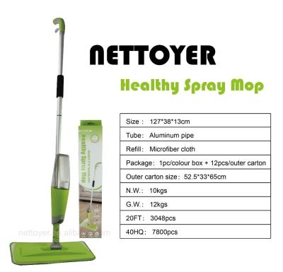 China Easy Life Magic Dust Mop Broom Flat Spray Mop Floor Cleaner for sale