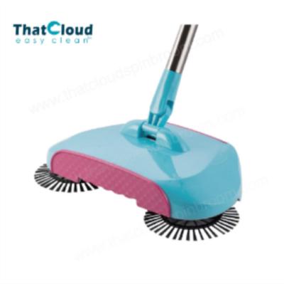 China Hand Round Spin Brush Floor Sweeper Environmental Friendly for sale