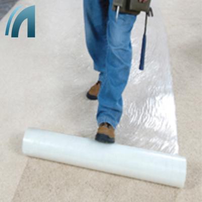 China Carpet Moisture Proof Protector Transparent Pe Protective Film For Carpet Surface Protection for sale