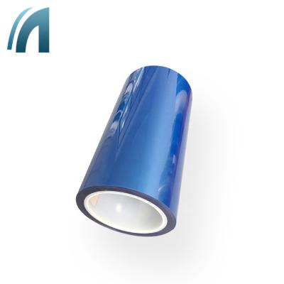 China Light Blue Moisture Proof PVC Adhesive Film For Stainless Steel Plates for sale