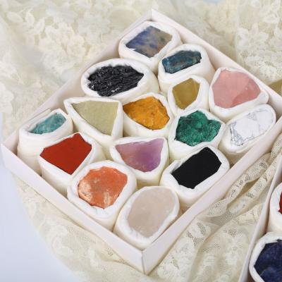 China Wholesale High Quality Natural Spiritual Stones Healing China Crystal Energy Raw Stone Set for sale