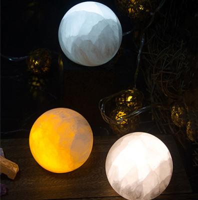 China Wholesale Hotel Natural Crystal Atmosphere Night Light China Selenite Romantic Atmosphere Lamp In Family Bedroom for sale