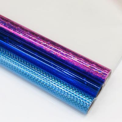 China Waterproof Holographic Glossy Metallic Foil Wrapping Paper for sale