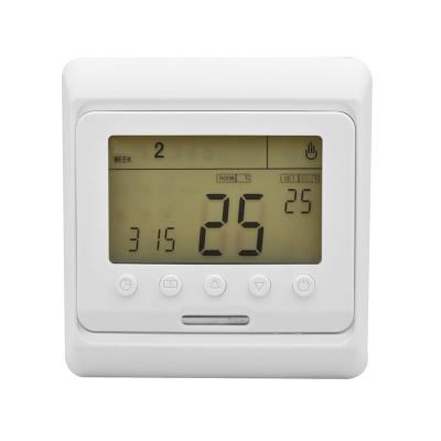 China Modern Modern Programmable Thermostat Hotel Electric Warm Floor Heating System 220v Temperature Controller Thermostatic Mixing Valve for sale