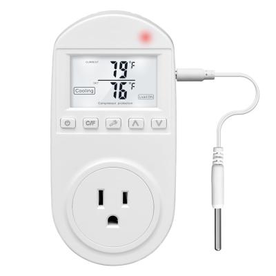 China Modern The Latest Smart Home WiFi Voice Control Programmable Electrical Temperature Control Plug Thermostat for sale