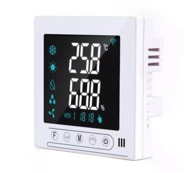 China Modern WiFi RS485 Intelligent Thermostat 220V Temperature and Humidity Controller Thermostat for sale