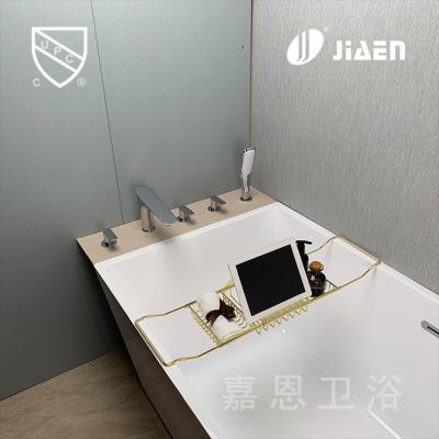 China Classic Brass 5 Hole Bathroom Tub Sink Faucet Without Slide Bar With 3pcs Hand Shower Deck Mounted Bathtub Faucet Faucet for sale