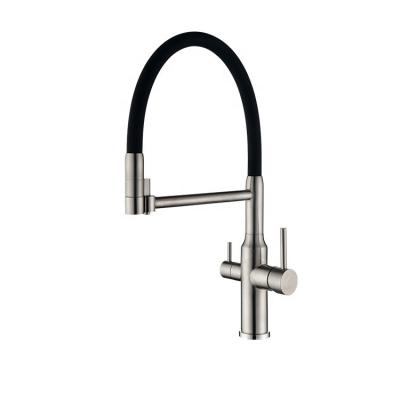 China High Quality Thermostatic Faucets Pull Out Kitchen Faucet Splash Spray Stainless Steel Faucet 360 Shower for sale