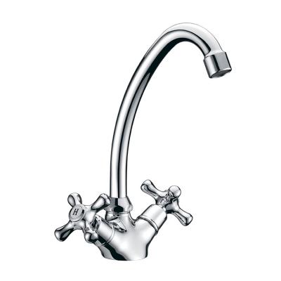 China Thermostatic Faucets 360 Degree Rotation Basin Faucet 8 Inch Center Kitchen Sink Wall Mounted Commercial Faucet for sale