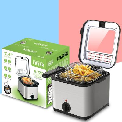 China Commercial Temperature Control Deep Fryer, Commercial Electric Deep Fryer with Basket Electric Cooker Air Deep Fryer for sale