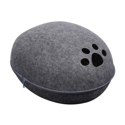 China Breathable Top Selling Guaranteed Quality Eco-Friendly Felt House Cat Cave for sale