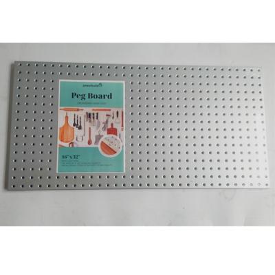 China Pegboard Storage Galvanized Steel Organizer Pegboard Pack Storage Metal Pegboard Garage Storage Tool Kit for sale