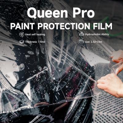 China Queen Pro Instant Healing Film Hydrophobic TPU Car Protectiion Film Anti UV Sandproof for sale