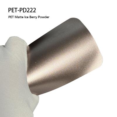 China PET-PD222 PET Matte Iced Berry Powder Car Wrapping Film 1,52*18m/rolo à venda