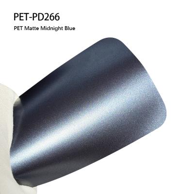 Chine PET-PD266 Film de protection pour autocollants en vinyle PET avec couleur bleu mat à vendre