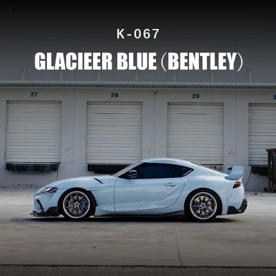 China Glacier Blue Bentley TPU Película de protección de pintura de color de papel de aluminio de automóvil 7.5mil K-067 en venta