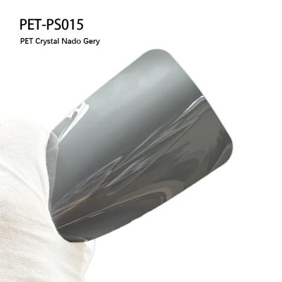 China PET-PS015 PET Crystal Nado Gery Car Wrap Film 1.52 X 18m/Roll for sale