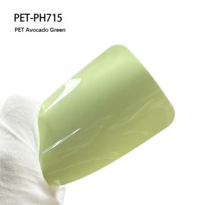 China PET-PH715 PET Avocado Green Car Body Sticker Car Body Wrap 1.52m X 18m Roll for sale