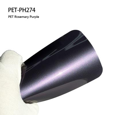 China PET-PH274 PET Rosemary Purple 7.5mil Car Body Sticker Self-Adhesive Wrap Vinyl for sale