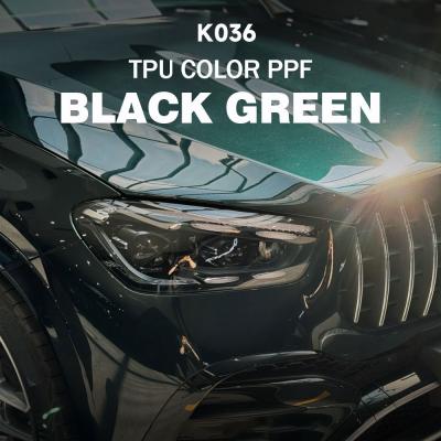 China K036 Black Green TPU Color Car Paint Protection Film 8.0mil for sale