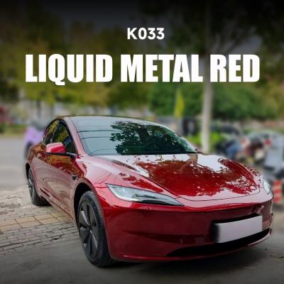 China K033 Liquid Metal Red TPU Color PPF Film Vinyl Car Wrap for sale