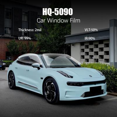 China HQ-5090 Vinyl Car Window Tint Film 2.0 Mil Thickness 1.52*30M/Roll for sale