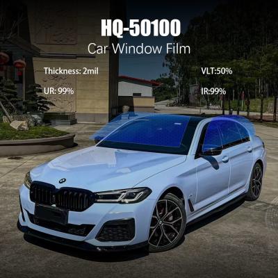 China HQ-50100 Model VLT 50% Car Window Tint Film 1.52*30M/Roll for sale